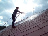 ako opraviť eternitovú strechu