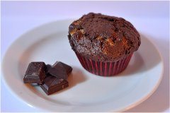 ako urobiť čokoladový muffin