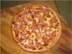 domáca šunková pizza