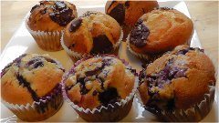muffiny z troch druhov čokolády