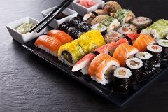 recept na sushi s nakladanou reďkovkou