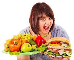 zdravá a nezdravá strava a chudnutie