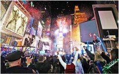 Silvester a Nový rok v New Yorku