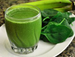 recept na zelené smoothie so špenátom