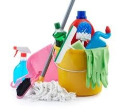 čistiace prostriedky na upratovanie