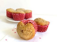 recept na valentínske muffiny