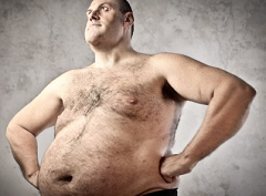 človek s obezitou