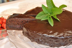 čokoládovú tortu