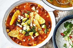 recept na mexickú fazuľovú polievku